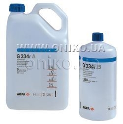 Fixer G 334. G334 is Agfa's standard two-part universal fixer.