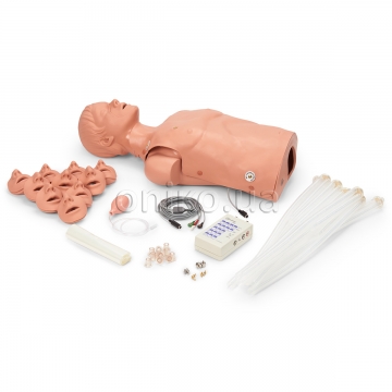 Figurína pro praxi kardiopulmonální resuscitace a defibrilace
